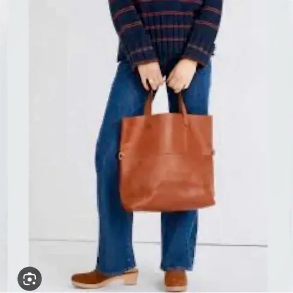BNWT Madewell The Dylan Foldover Transport Tote - Picture 3 of 15